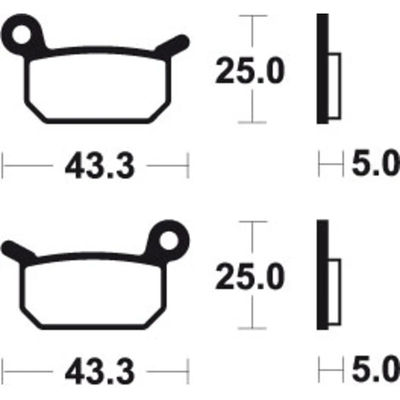 Bremsbeläge TECNIUM MOR294 Sintermetall