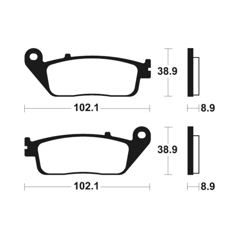 Bremsbeläge TECNIUM MSS311 Sintermetall