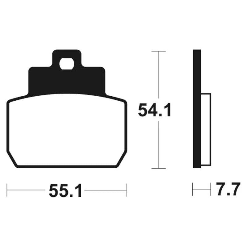 Bremsbeläge TECNIUM MSS331 Sintermetall