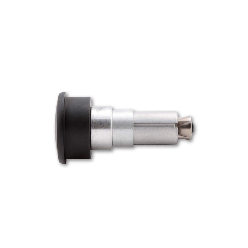 Lenkergewichte mit Spiegelaufnahme Highsider Pro Curve-Blast, Mattschwarz