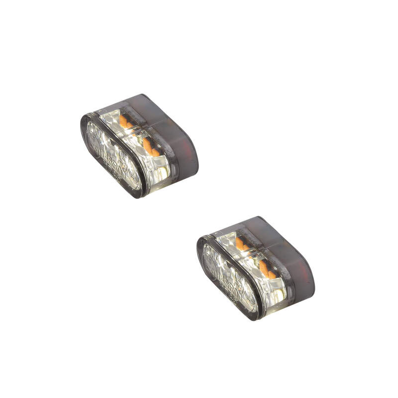 LED-Blinker Module mit Positionslicht Highsider Pro Little Star-MX Pro, Getönt