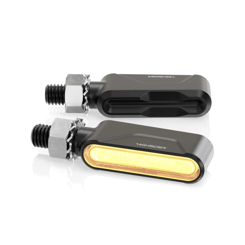 LED-Blinker Highsider Pro Ventura-Trek, Schwarz, Getönt, E-geprüft
