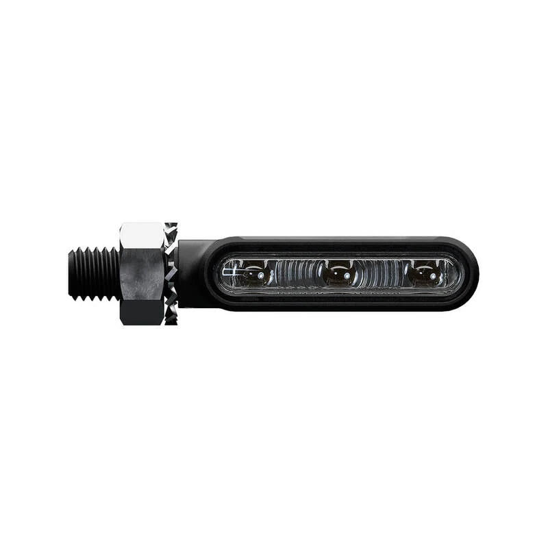 LED-Blinker Highsider Pro Ventura-Trek, Schwarz, Getönt, E-geprüft