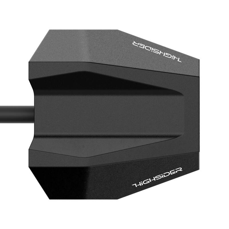 LED-Rücklicht Highsider Pro Split-V mit Kennzeichenleuchte, Schwarz, Glas Klar
