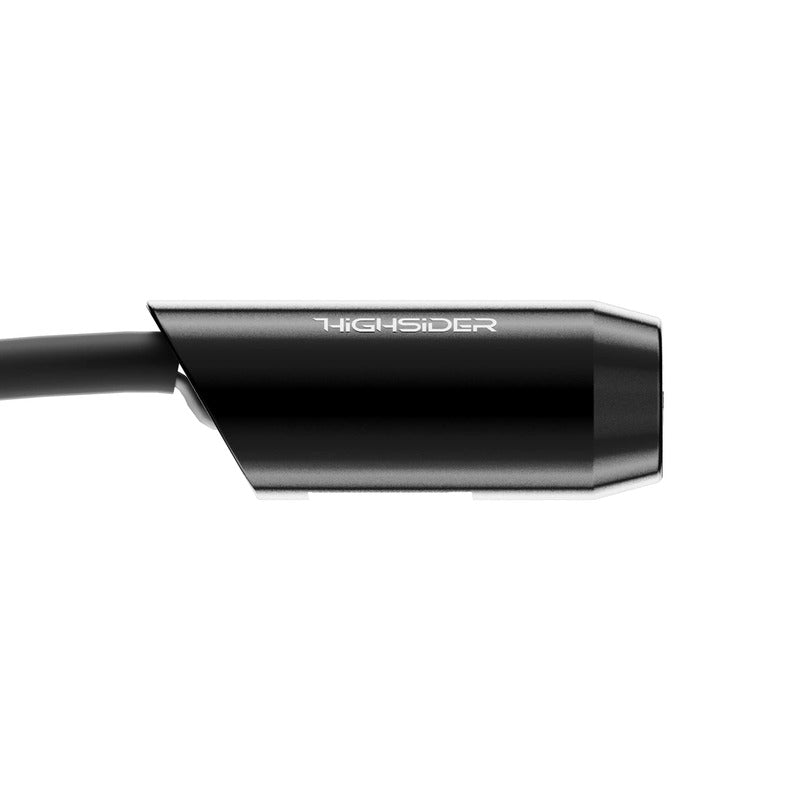 LED-Rücklicht Highsider Pro Split-RS mit Kennzeichenleuchte, Schwarz, Glas Klar