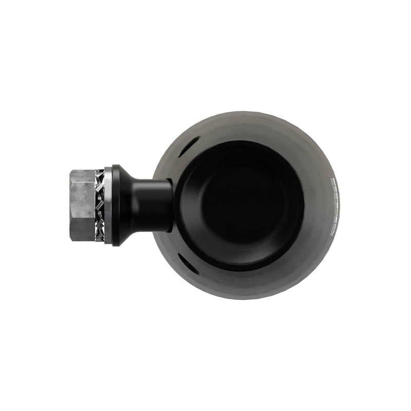 LED-Rücklicht Highsider Pro Akron-X, Mattschwarz, Glas Klar, E-geprüft, Ø 39 mm