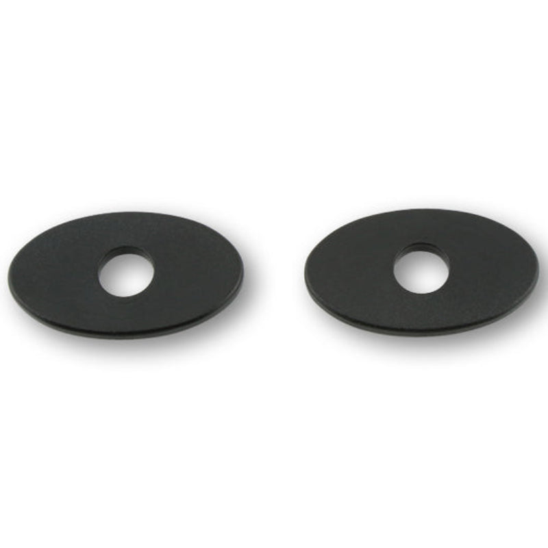 Blinker Montageplatten Highsider Smart schwarz, ABS, 44x26 mm, für Kawasaki