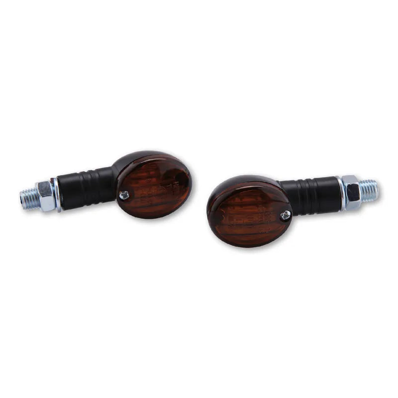 Blinker Highsider Smart Micro-Flash, Schwarz, Glas Getönt, E-geprüft, 12V/21W