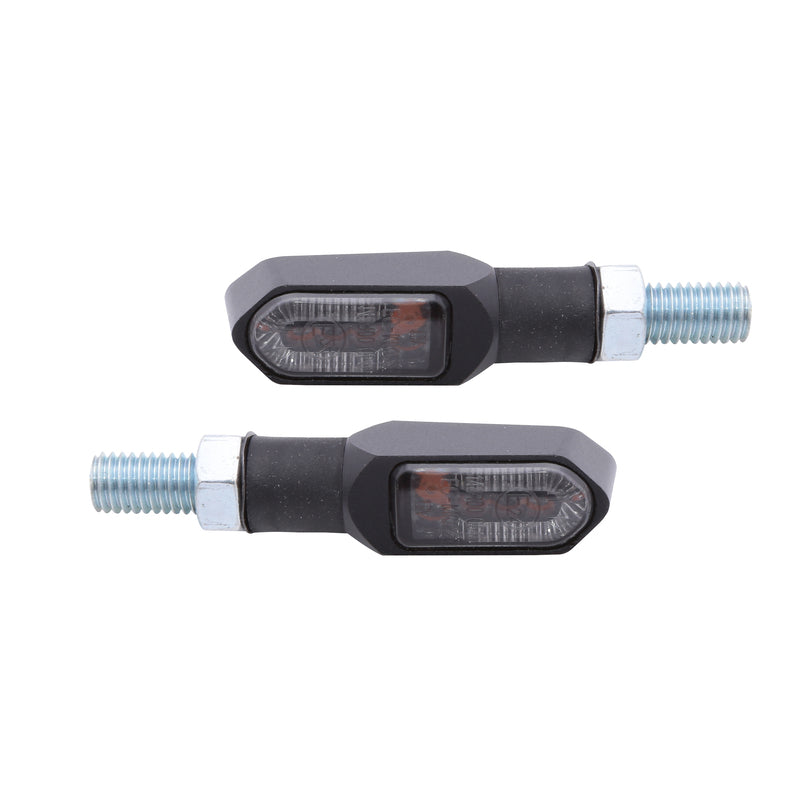 LED Blinker HIGHSIDER Smart Namiko-TS, Schwarz, Getönt, E-geprüft