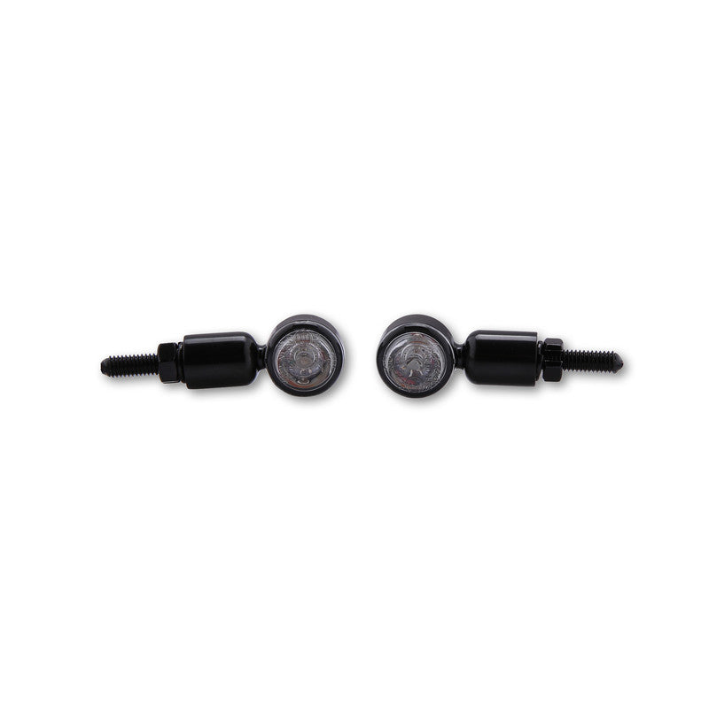 LED Blinker HIGHSIDER Smart MC-1, Schwarz, Klar, E-geprüft