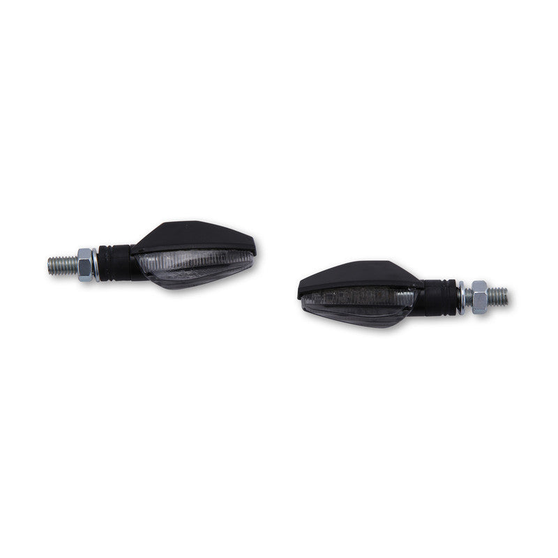 LED Blinker HIGHSIDER Smart Toledo, Schwarz, Getönt, E-geprüft