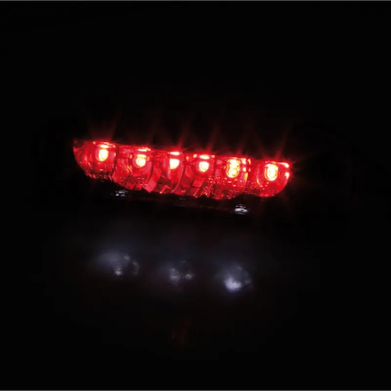 LED-Rücklicht Highsider Smart mit Kennzeichenleuchte, Glas Getönt, E-geprüft, M4