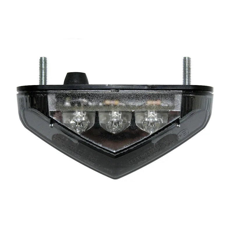 LED-Rücklicht Highsider Smart mit Kennzeichenleuchte, Glas Getönt, E-geprüft, M4