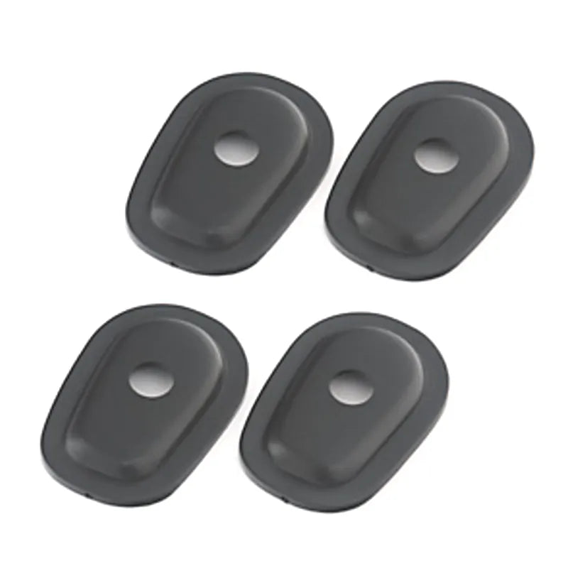 Blinker Montageplatten Highsider Smart schwarz, ABS, 54x26 mm, Ø 10 mm, Yamaha