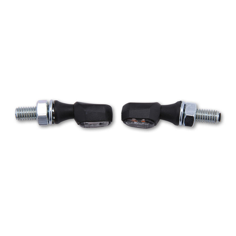 LED Blinker HIGHSIDER Smart Crumb, Schwarz, Getönt, E-geprüft