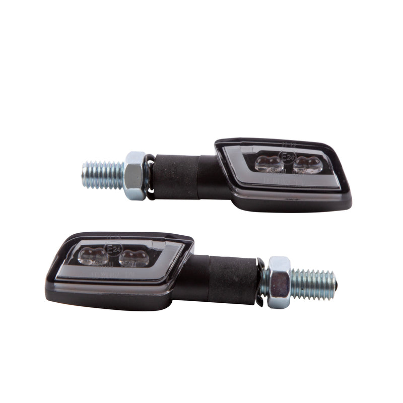 LED-Blinker mit Positionslicht Highsider Smart Formula-TS, Schwarz, Glas Getönt