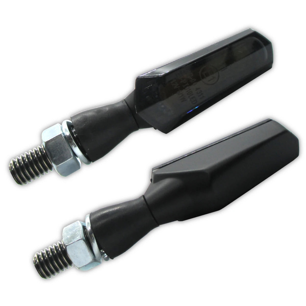 LED-Blinker mit Positionslicht Progress-Line Nado 2in1 schwarz, E-geprüft