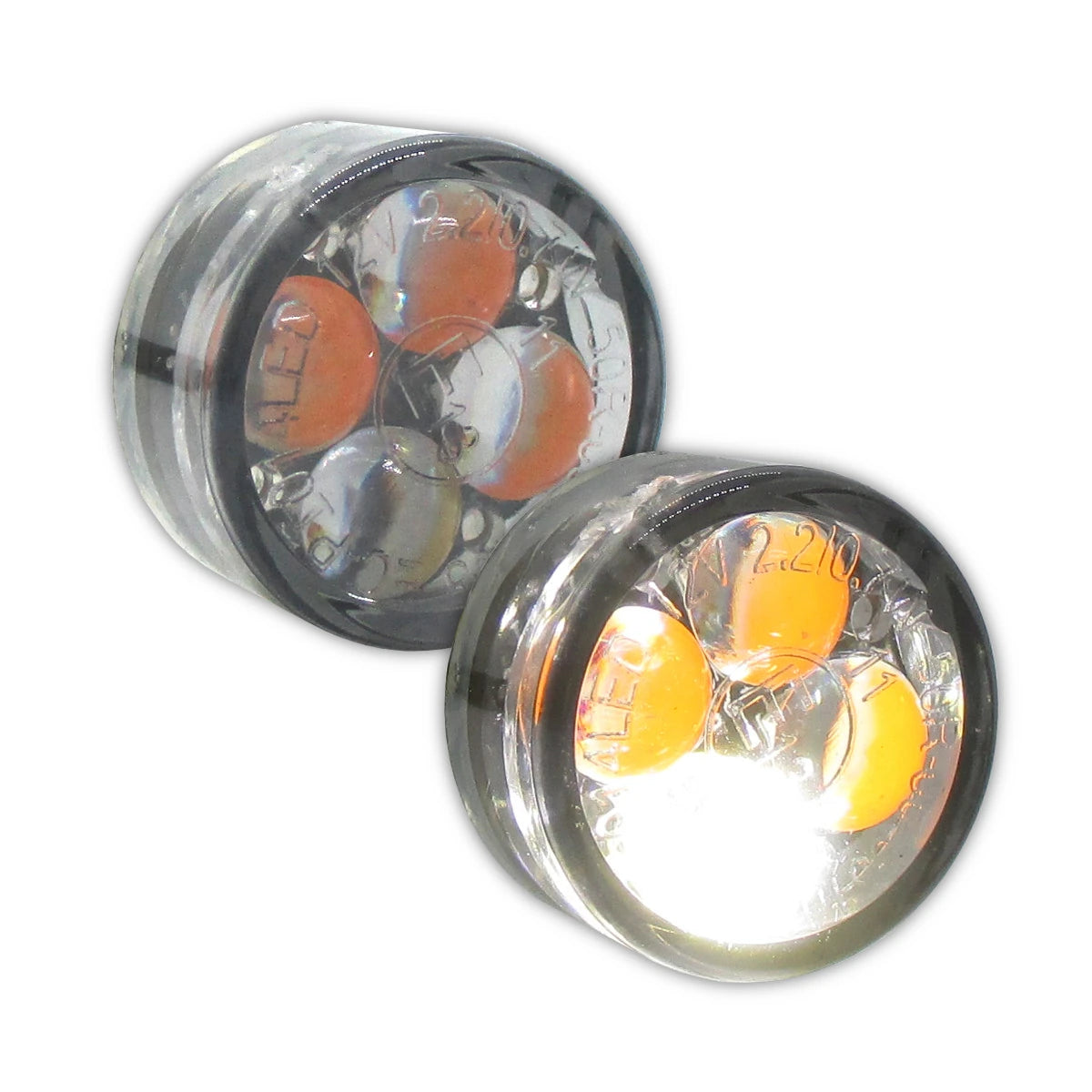 LED-Einbaublinker mit Positionslicht Progress-Line Zero 2in1, E-geprüft
