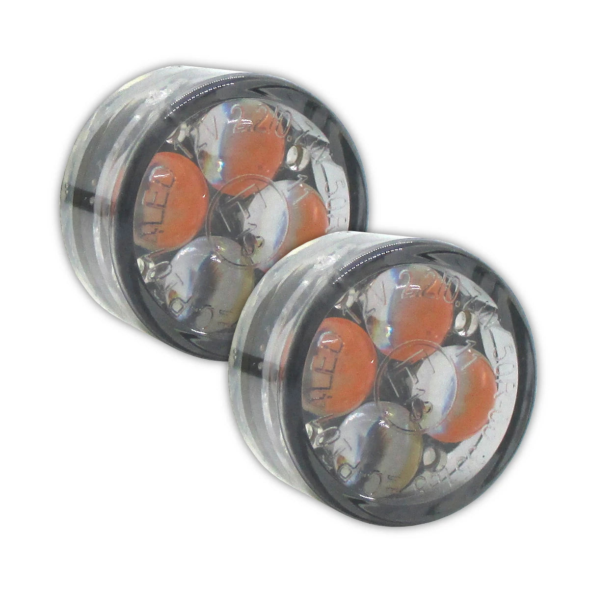 LED-Einbaublinker mit Positionslicht Progress-Line Zero 2in1, E-geprüft