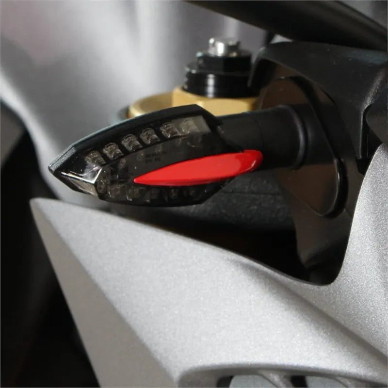 Austauschblenden für Progress-Line LED-Blinker Sliver, ABS glänzend