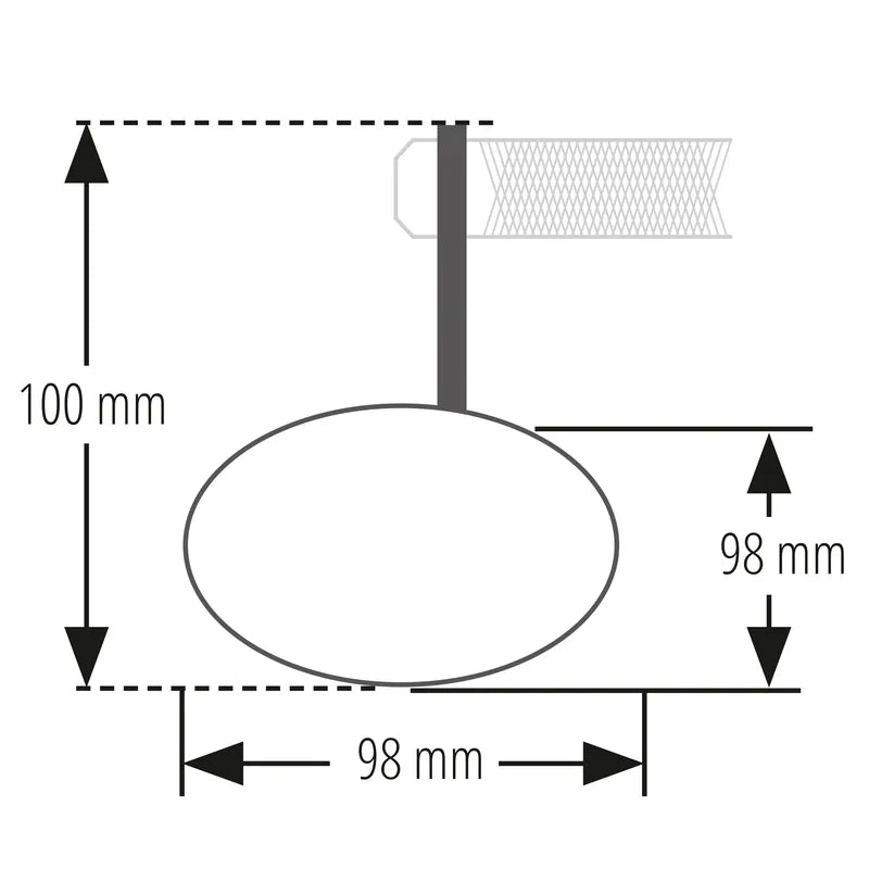 Lenkerendenspiegel Highsider Pro Conero, Schwarz, E-geprüft, Ø 22-30 mm