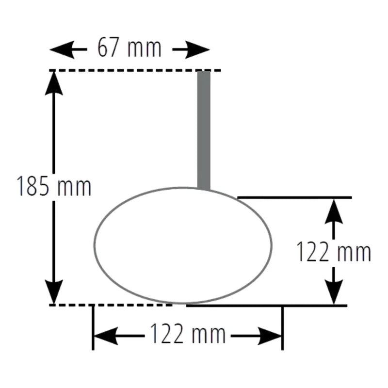 Lenkerendenspiegel Highsider Pro Tetra, Schwarz, E-geprüft, Ø 22-30 mm
