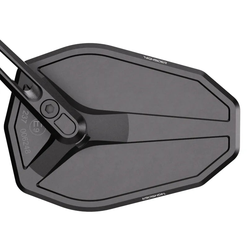Lenkerendenspiegel Highsider Pro Victory-Slim, Schwarz, E-geprüft, Ø 22-30 mm