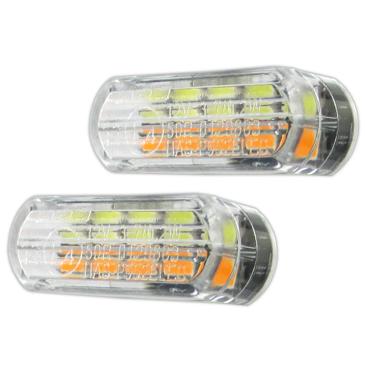 LED-Einbaublinker mit Positionslicht Progress-Line Heat 2in1, E-geprüft