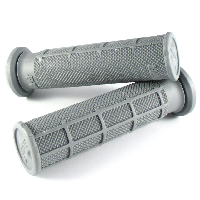 Lenkergriffe SINGLE DENSITY Half Waffle, Hellgrau, für Quad & ATV Lenker
