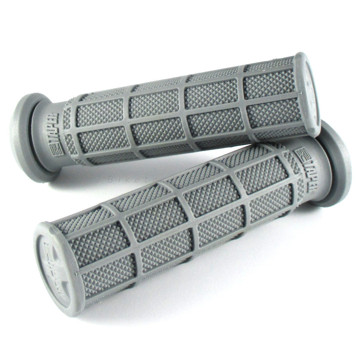 Lenkergriffe SINGLE DENSITY Full Waffle, hellgrau, für Quad & ATV Lenker