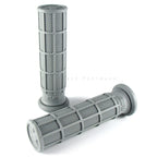 Lenkergriffe SINGLE DENSITY Full Waffle, hellgrau, für Quad & ATV Lenker