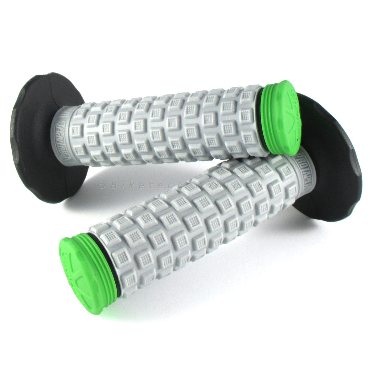 Lenkergriffe TRI DENSITY Pillow Top, grün, für MX Lenker