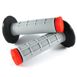 Lenkergriffe TRI DENSITY Half Waffle, rot, für MX Lenker