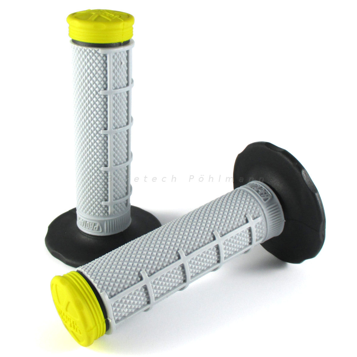 Lenkergriffe TRI DENSITY Half Waffle, gelb, für MX Lenker