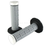 Lenkergriffe TRI DENSITY Half Waffle, weiß, für MX Lenker