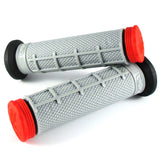 Lenkergriffe TRI DENSITY Half Waffle, Rot, für Quad & ATV Lenker