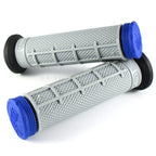 Lenkergriffe TRI DENSITY Half Waffle, blau, für Quad & ATV Lenker