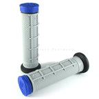 Lenkergriffe TRI DENSITY Half Waffle, blau, für Quad & ATV Lenker