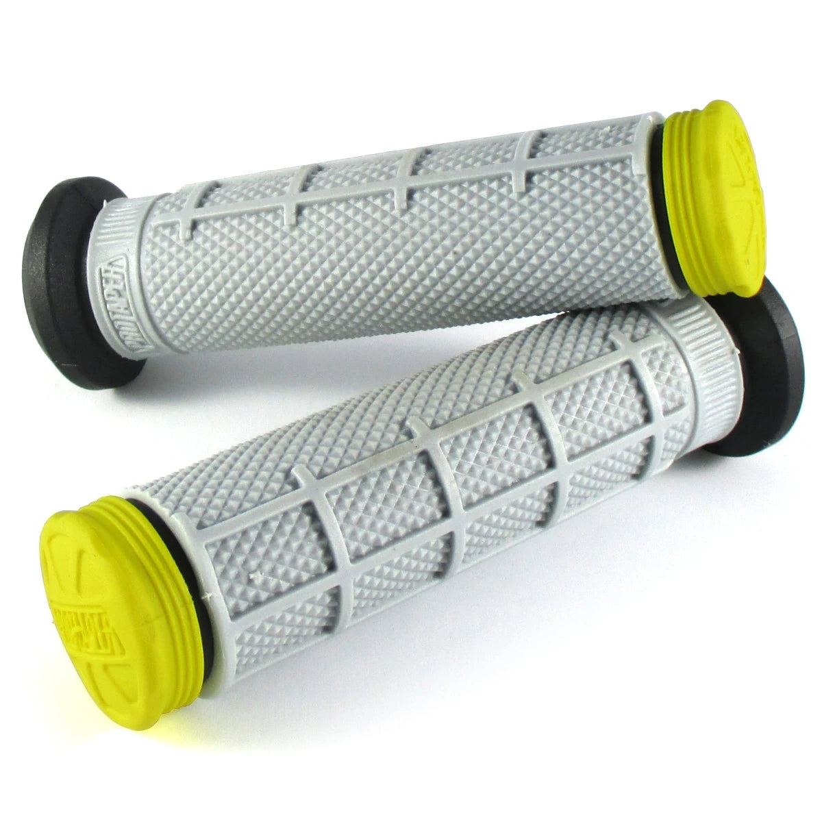 Lenkergriffe TRI DENSITY Half Waffle, Gelb, für Quad & ATV Lenker