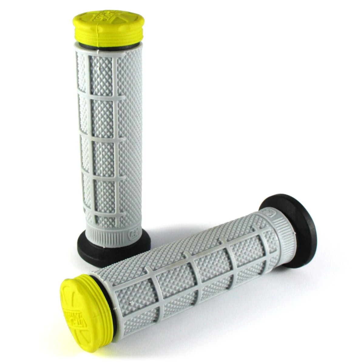 Lenkergriffe TRI DENSITY Half Waffle, Gelb, für Quad & ATV Lenker