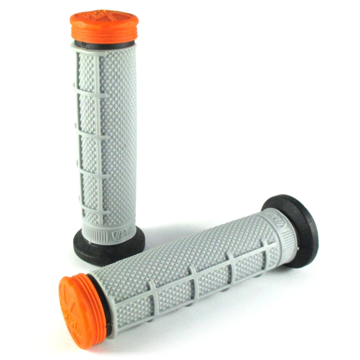 Lenkergriffe TRI DENSITY Half Waffle, Orange, für Quad & ATV Lenker