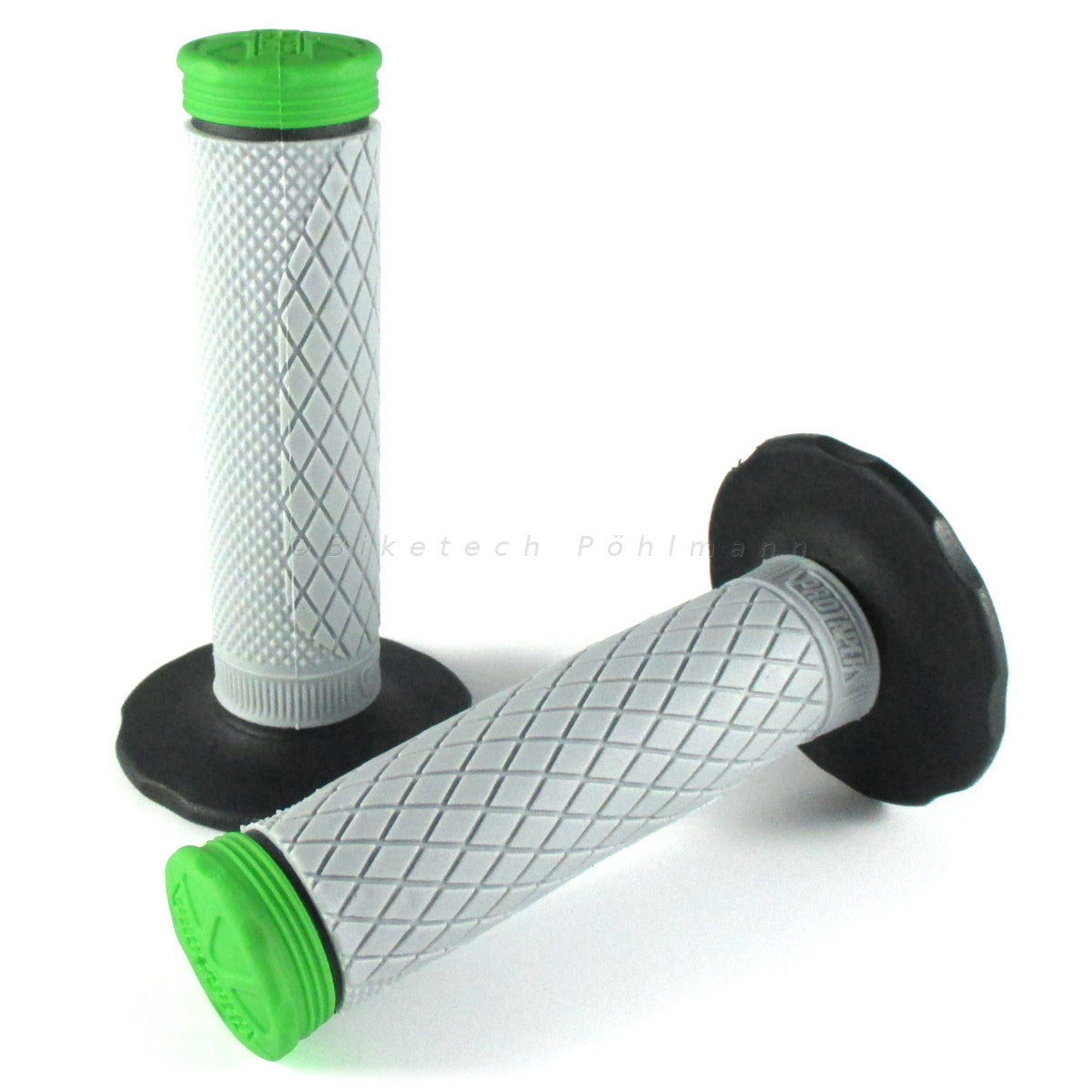 Lenkergriffe TRI DENSITY Full Diamond, grün, für MX Lenker