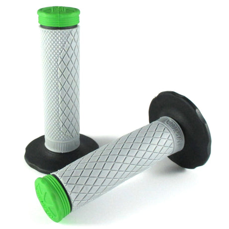 Lenkergriffe TRI DENSITY Full Diamond, Grün, für MX Lenker
