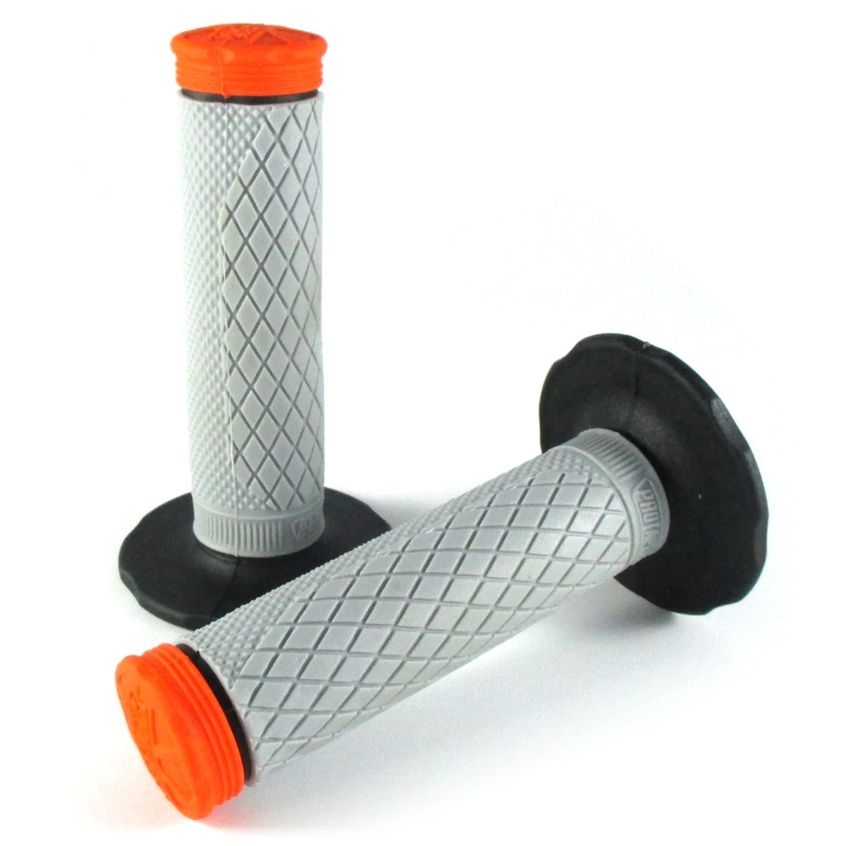 Lenkergriffe TRI DENSITY Full Diamond, Orange, für MX Lenker