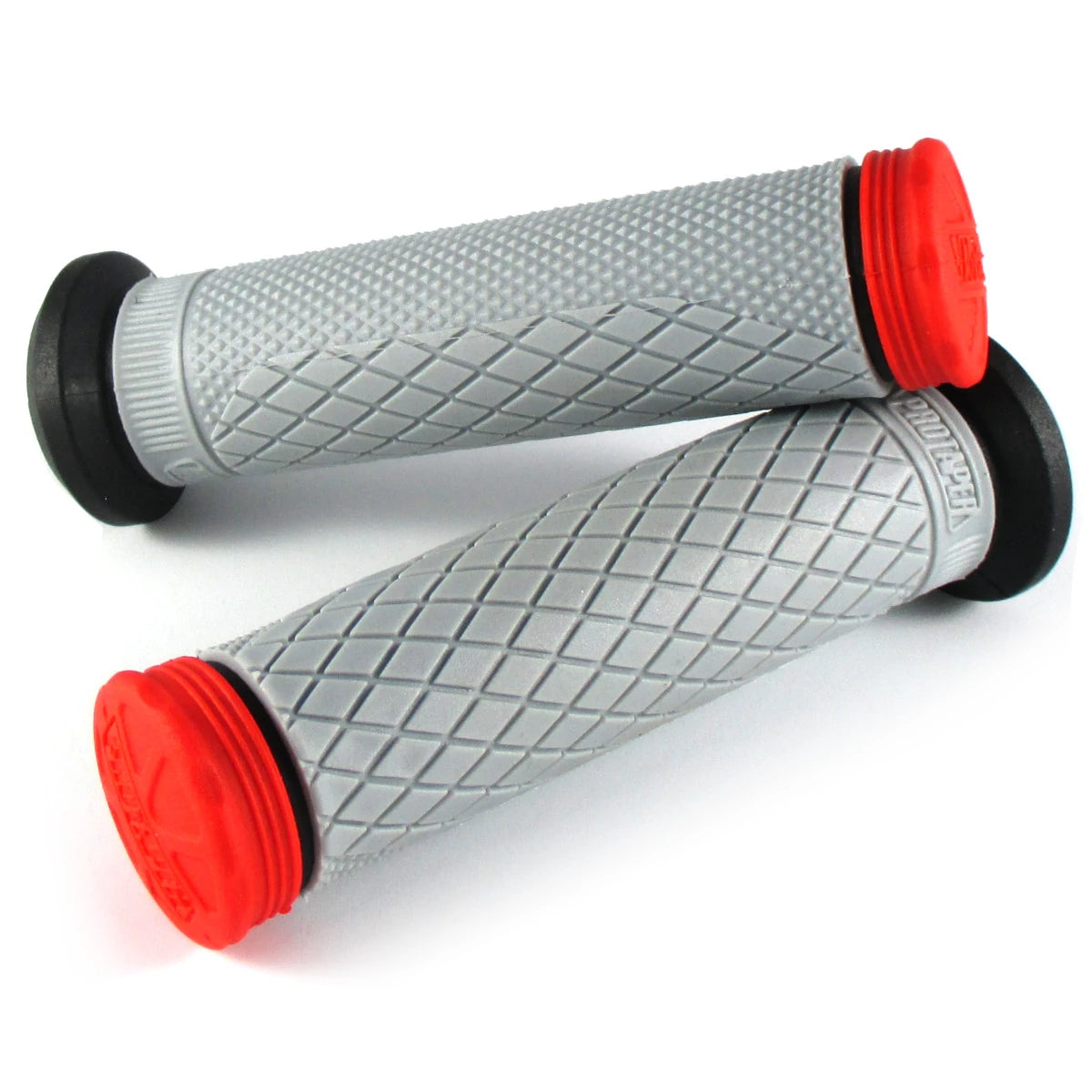 Lenkergriffe TRI DENSITY Full Diamond, Rot, für Quad & ATV Lenker