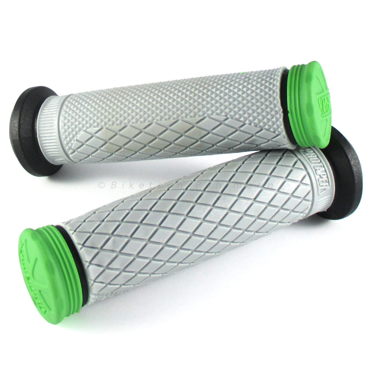 Lenkergriffe TRI DENSITY Full Diamond, grün, für Quad & ATV Lenker