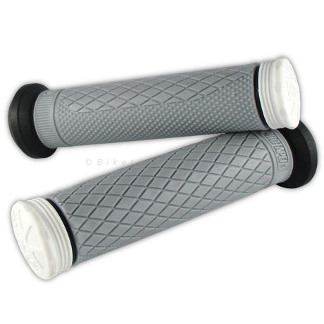 Lenkergriffe TRI DENSITY Full Diamond,  weiß für Quad & ATV Lenker
