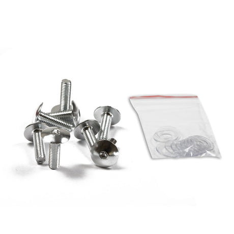 Verkleidungsschrauben Set M6 x 20 mm silber, Linsenkopf, Innensechskant