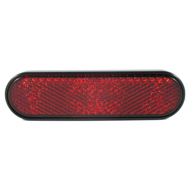 Reflektor CLASSIC rot abgerundet 100 x 28 x 8 mm Selbstklebend E-Geprüft