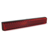 Reflektor SLIM, rot, rechteckig, 102x16x9 mm, M5 Gewinde, E-Geprüft